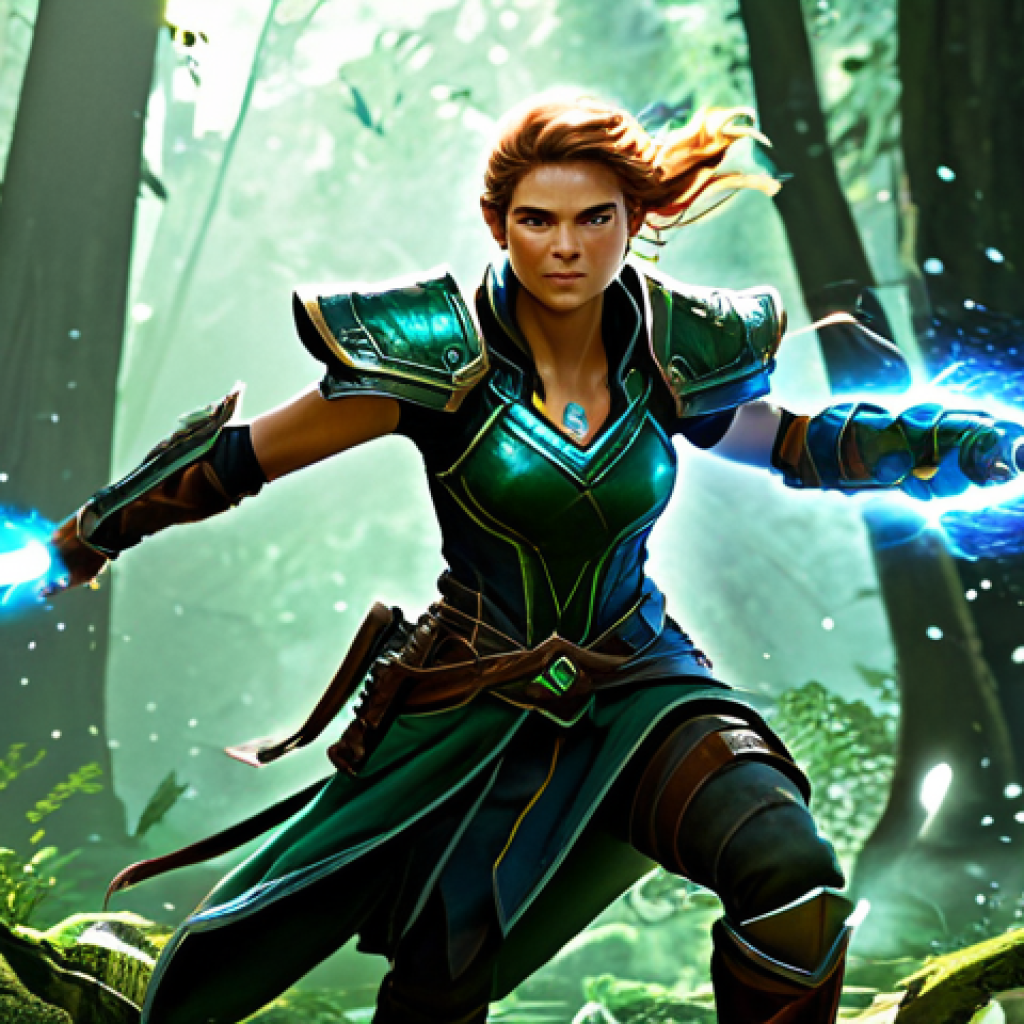 히트2 장비 세트 보너스 - **Image Prompt: The Ranger's "Aha!" Moment: Swift Synergy Unleashed**
A dynamic, action-packed s...