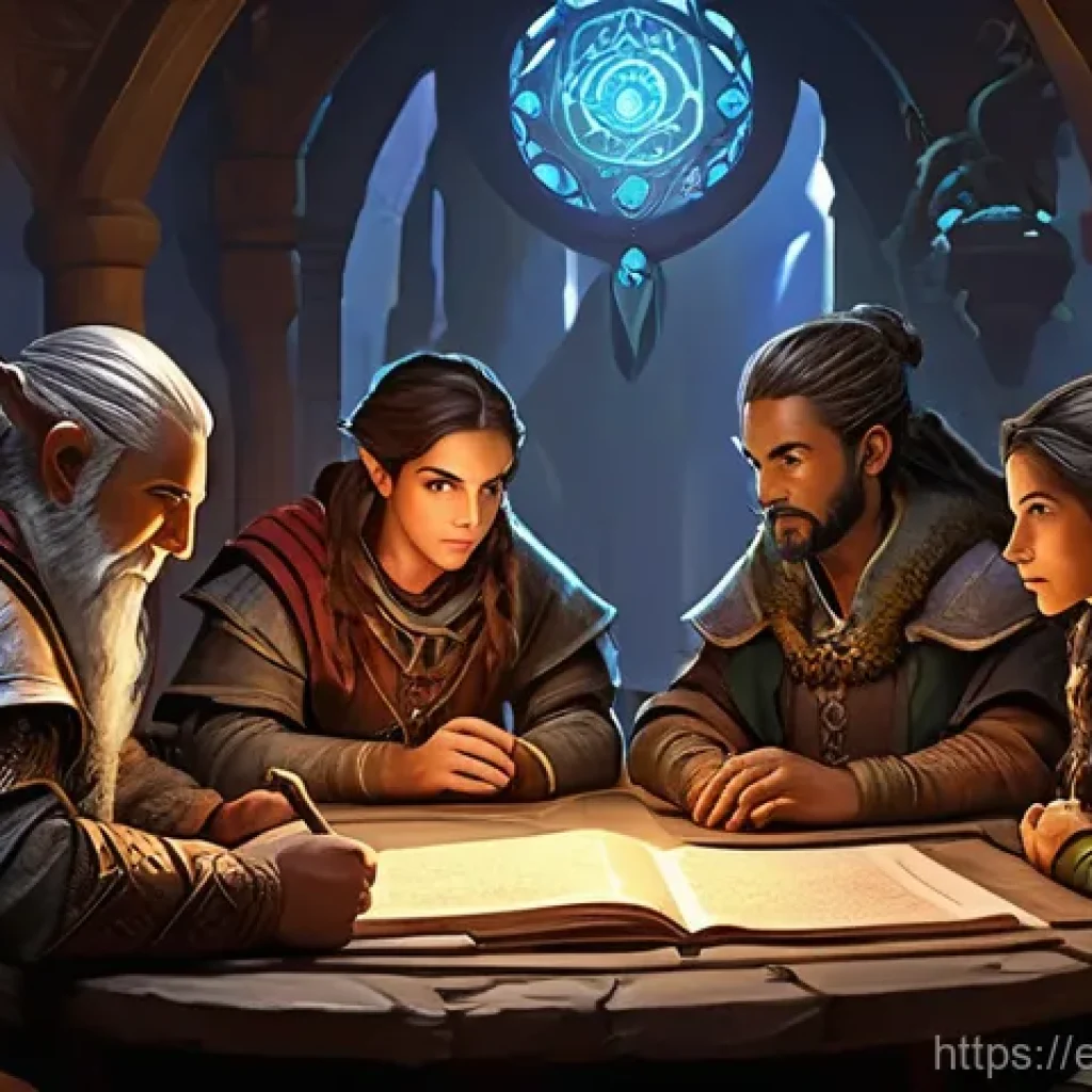 히트2 스탯 리셋 비용 - **Prompt:** A diverse group of fantasy RPG adventurers, male and female, of various races (human, el...